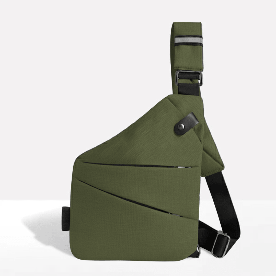 Shoulder Bag RFID Blocking & Cut-Resistant Strap