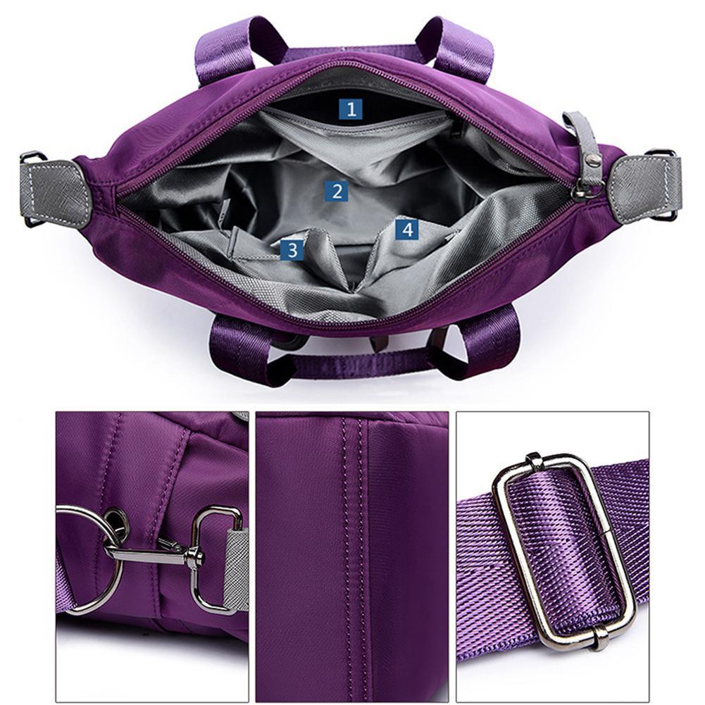 Shoulder Bag Waterproof Nylon & Multiple Pockets