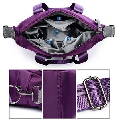 Shoulder Bag Waterproof Nylon & Multiple Pockets