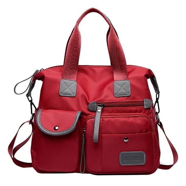 Shoulder Bag Waterproof Nylon & Multiple Pockets