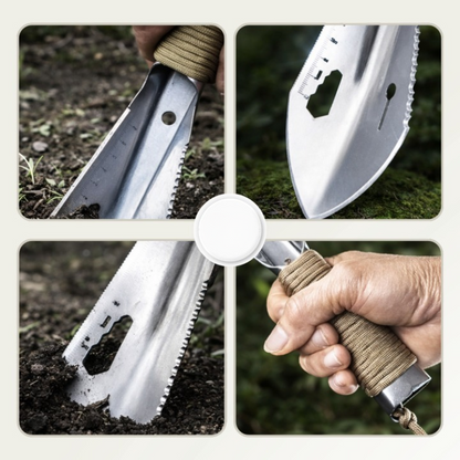 Shovel Multifunction Hardened Steel & Non-Slip Handle