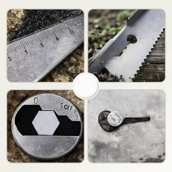 Shovel Multifunction Hardened Steel & Non-Slip Handle