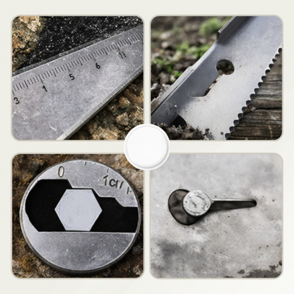 Shovel Multifunction Hardened Steel & Non-Slip Handle