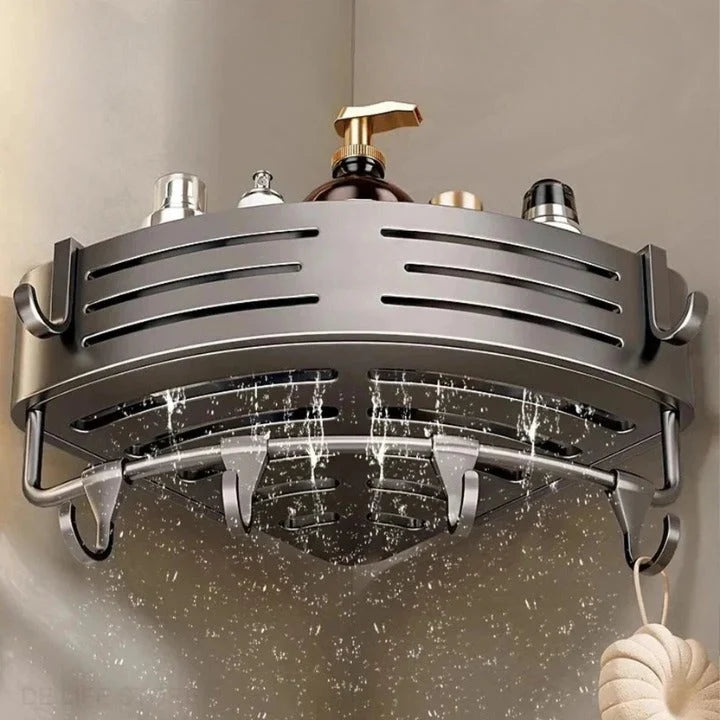 Shower Corner Shelves Aluminum No-Drill Adjustable