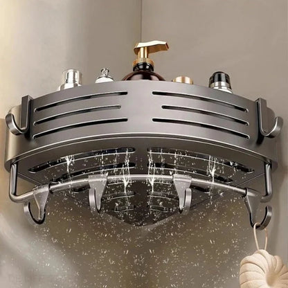 Shower Corner Shelves Aluminum No-Drill Adjustable