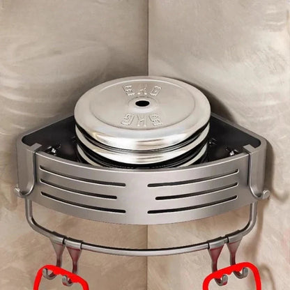 Shower Corner Shelves Aluminum No-Drill Adjustable