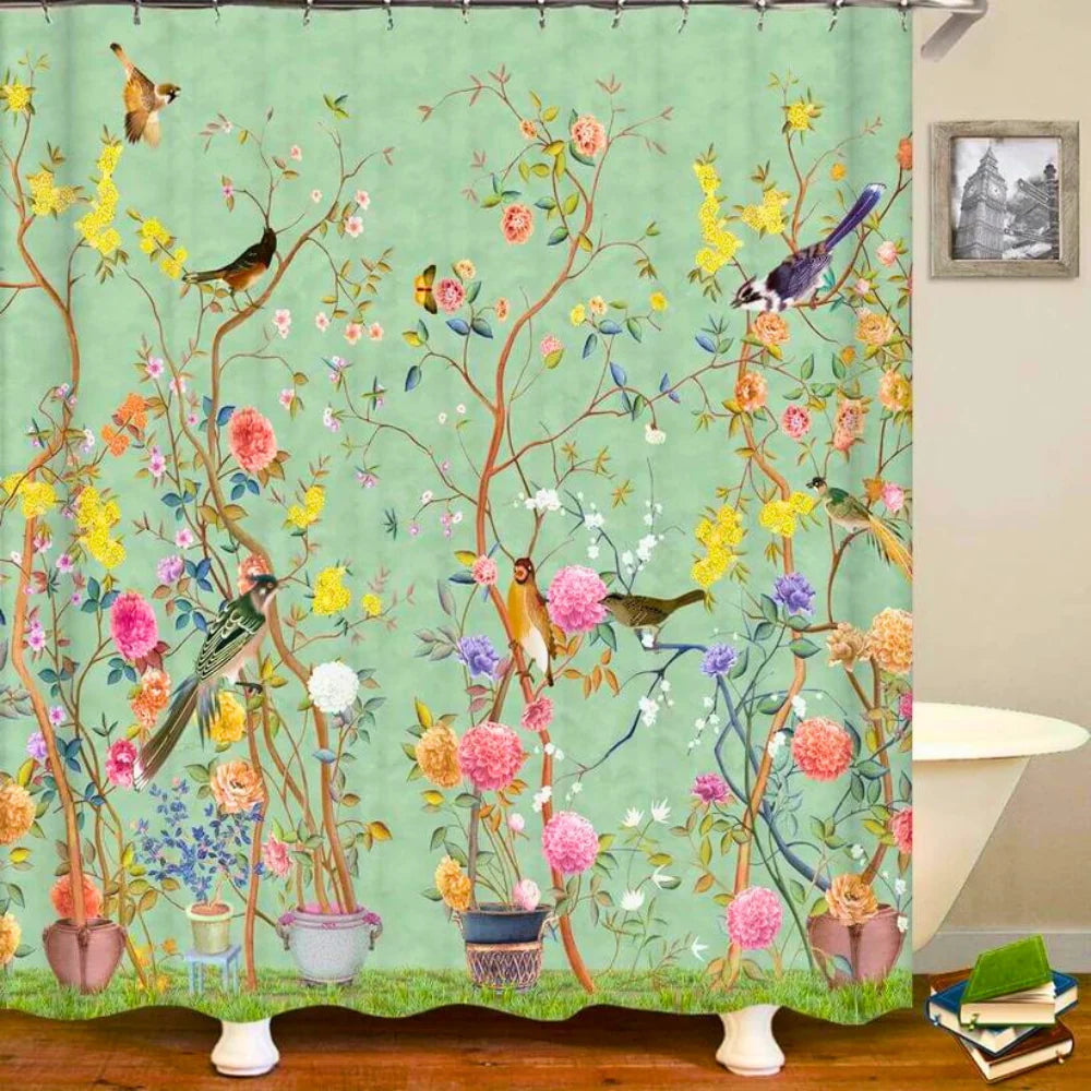 Shower Curtain Waterproof Polyester & Machine Washable