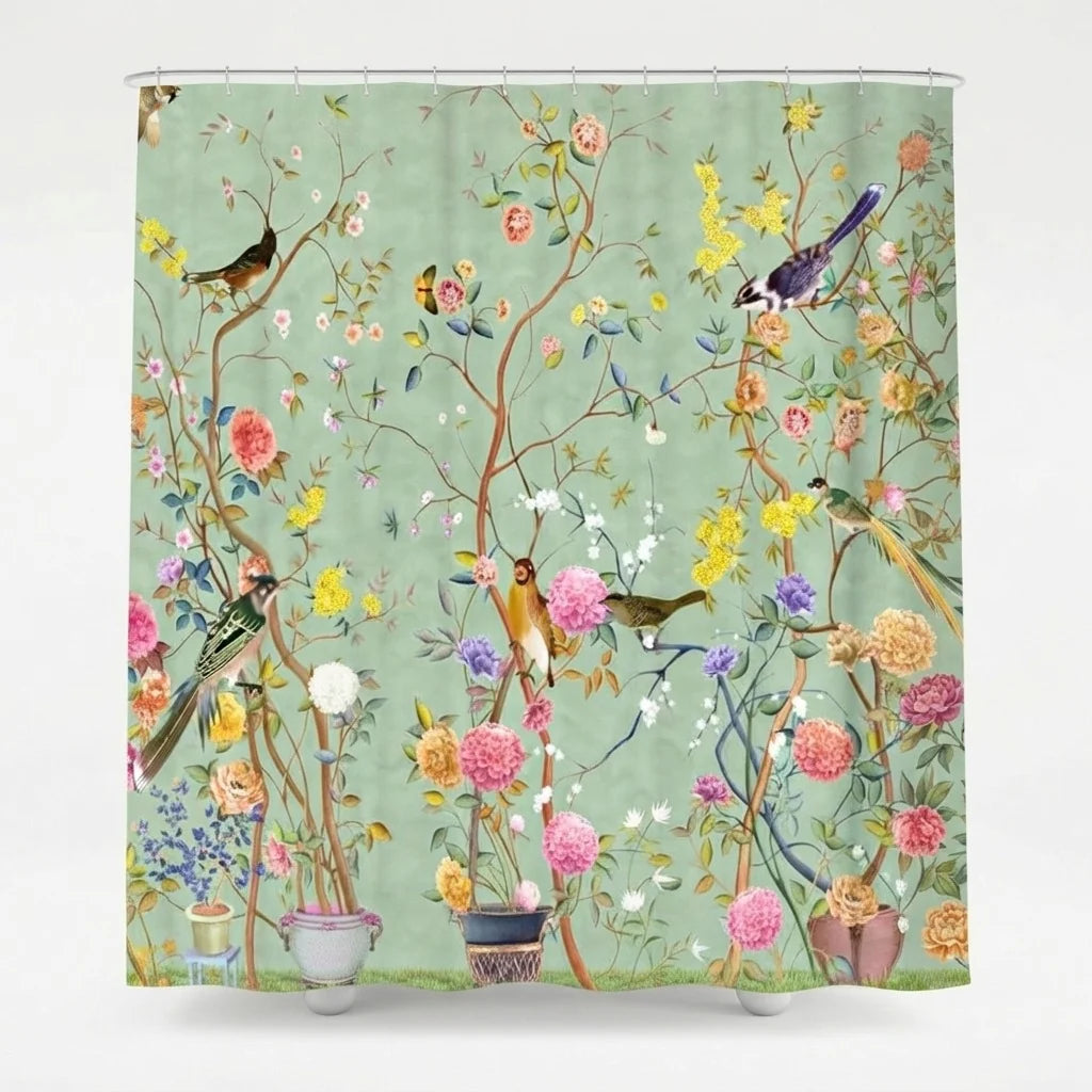 Shower Curtain Waterproof Polyester & Machine Washable