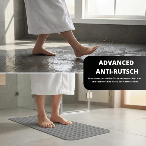 Shower Mat Full Coverage Suction Cups & Drain Holes