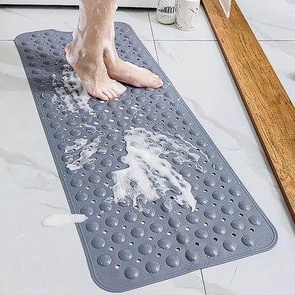 Shower Mat Full Coverage Suction Cups & Drain Holes