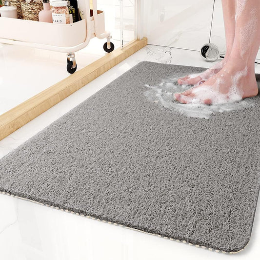 Shower Mat Textured Surface Integrated Drainage Anti-Slip Underside