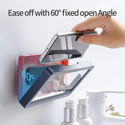 Shower Phone Mount Waterproof Touch-Sensitive Self-Adhesive