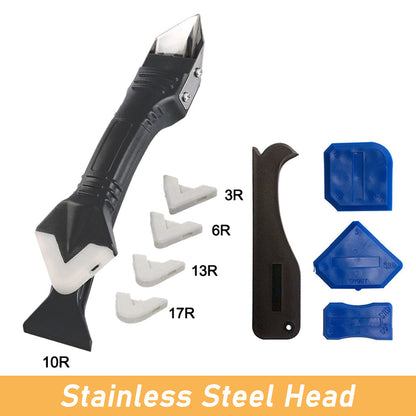 Silicone Joint Tool 3-in-1 V-Blade & 6 Profiles