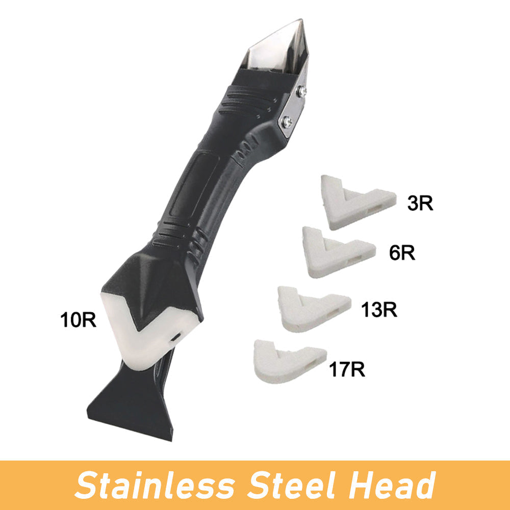 Silicone Joint Tool 3-in-1 V-Blade & 6 Profiles