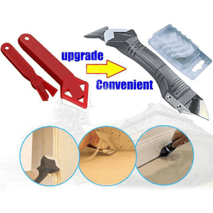 Silicone Joint Tool 3-in-1 V-Blade & 6 Profiles