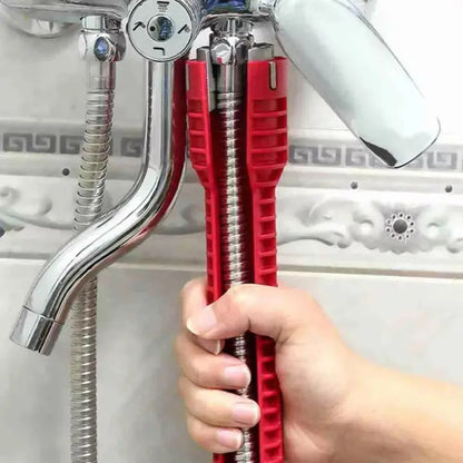 Sink & Faucet Wrench Slim Long-Reach Steel Core