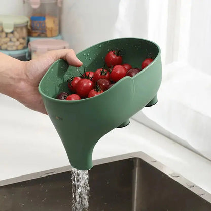 Sink Strainer Elephant Trunk Handle Dishwasher Safe