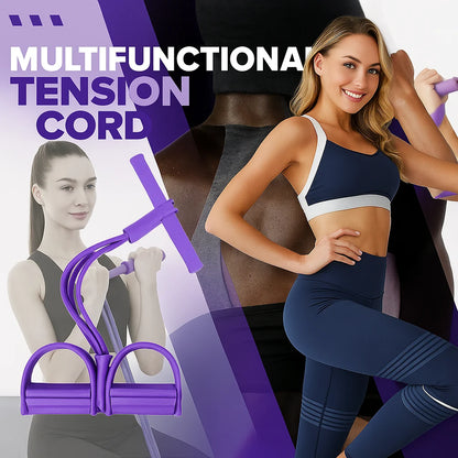 Sit-Up Trainer Non-Slip Pedals & Foam Handles Reinforced Tubes