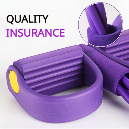 Sit-Up Trainer Non-Slip Pedals & Foam Handles Reinforced Tubes