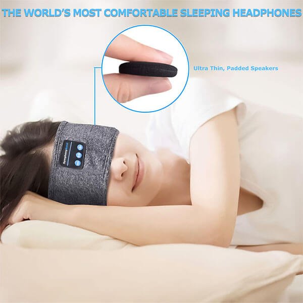 Sleep Headphones Ultrathin Bluetooth 3-Night Battery
