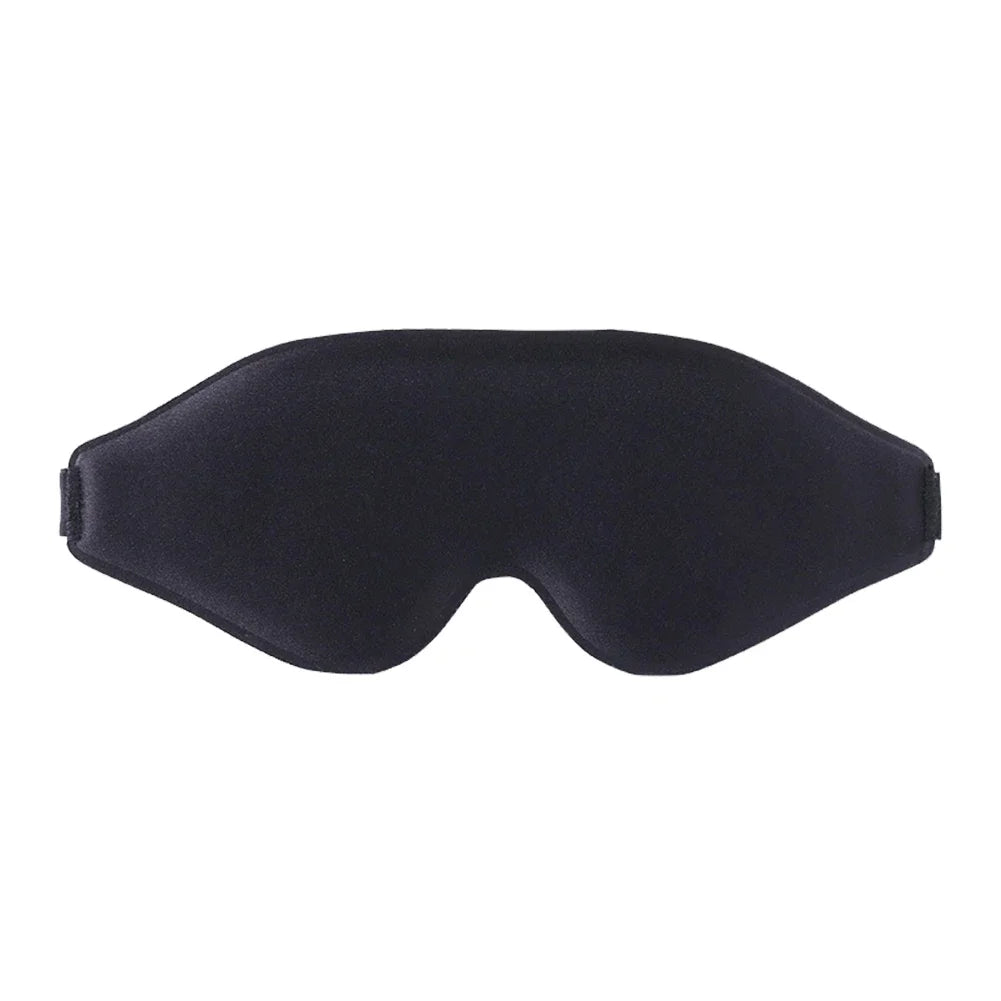 Sleep Mask 3D Contoured Lightproof Breathable Adjustable Strap