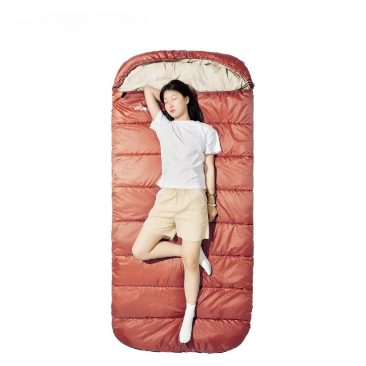 Sleeping Bag 3-Season Extra-Wide Cotton Filled