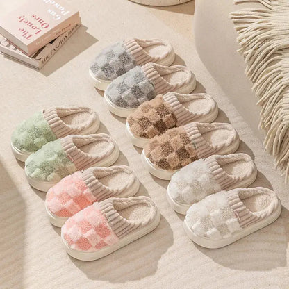 Slippers Plush Lining & Non-Slip Padded Sole