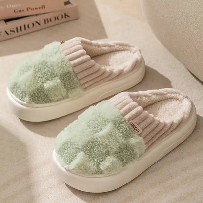 Slippers Plush Lining & Non-Slip Padded Sole