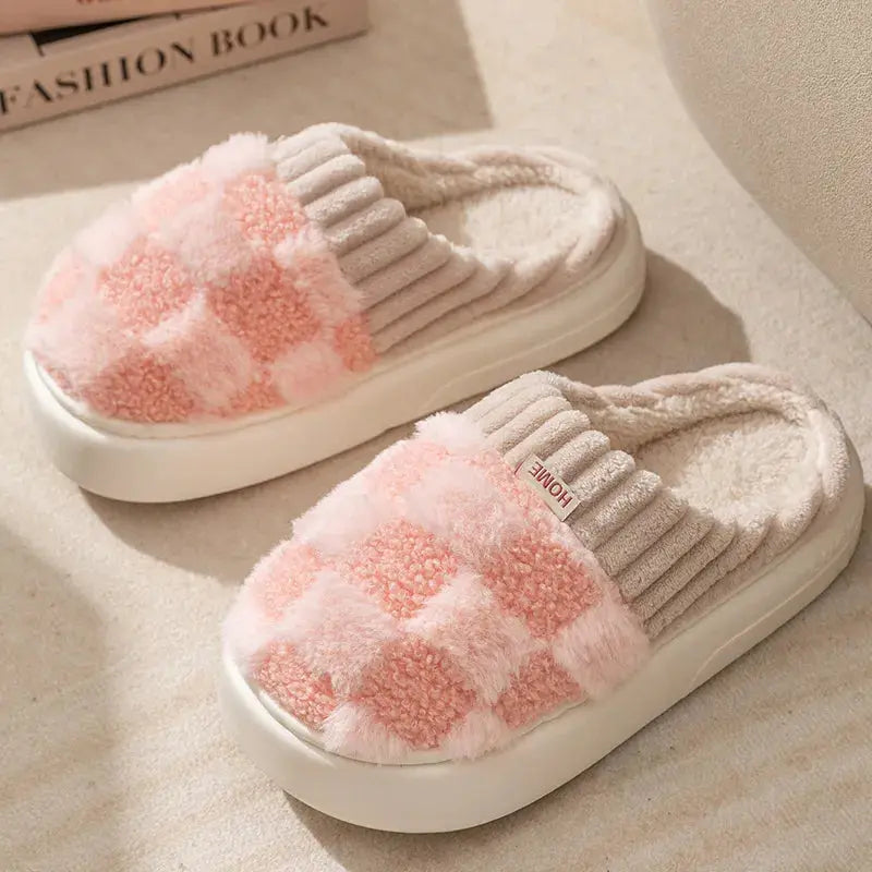 Slippers Plush Lining & Non-Slip Padded Sole
