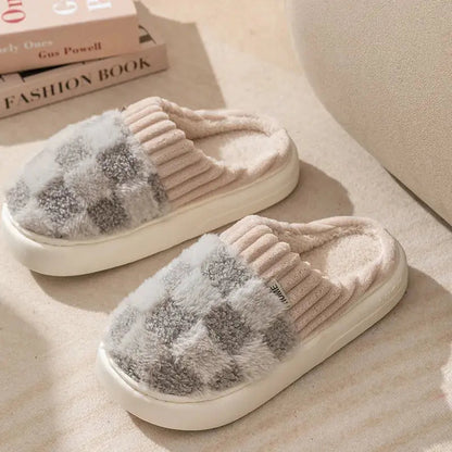 Slippers Plush Lining & Non-Slip Padded Sole