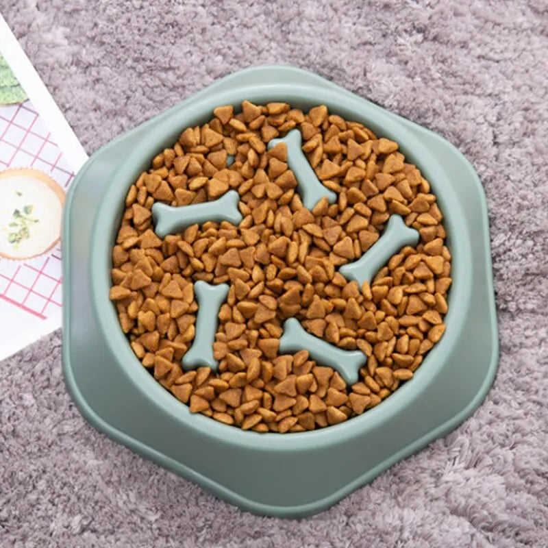 Slow Feeder Bowl For Dogs & Cats BPA-Free Silicone