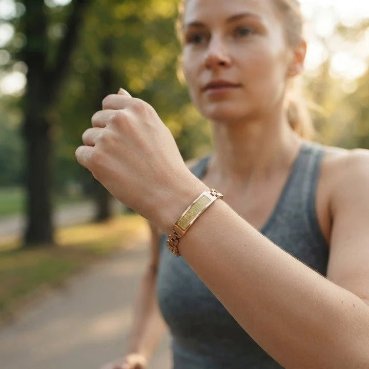Smart Bracelet Jewelry-Style Heart Rate 5-Day Battery