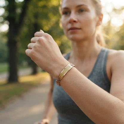 Smart Bracelet Jewelry-Style Heart Rate 5-Day Battery