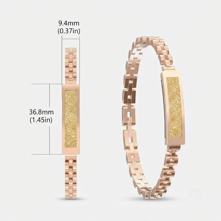 Smart Bracelet Jewelry-Style Heart Rate 5-Day Battery