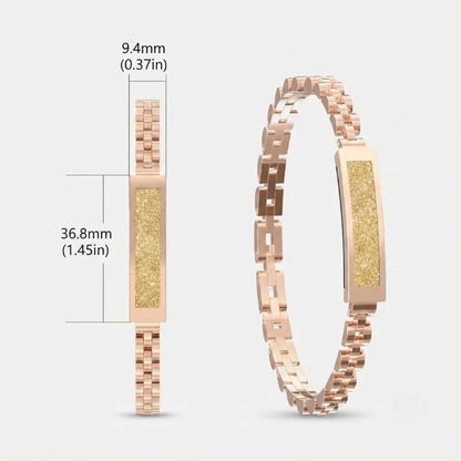 Smart Bracelet Jewelry-Style Heart Rate 5-Day Battery
