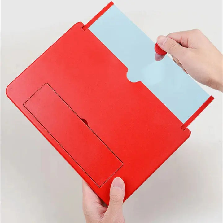 Smartphone Screen Magnifier Optical Fresnel Lens Foldable Stand