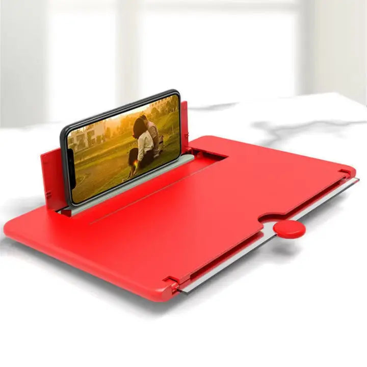 Smartphone Screen Magnifier Optical Fresnel Lens Foldable Stand