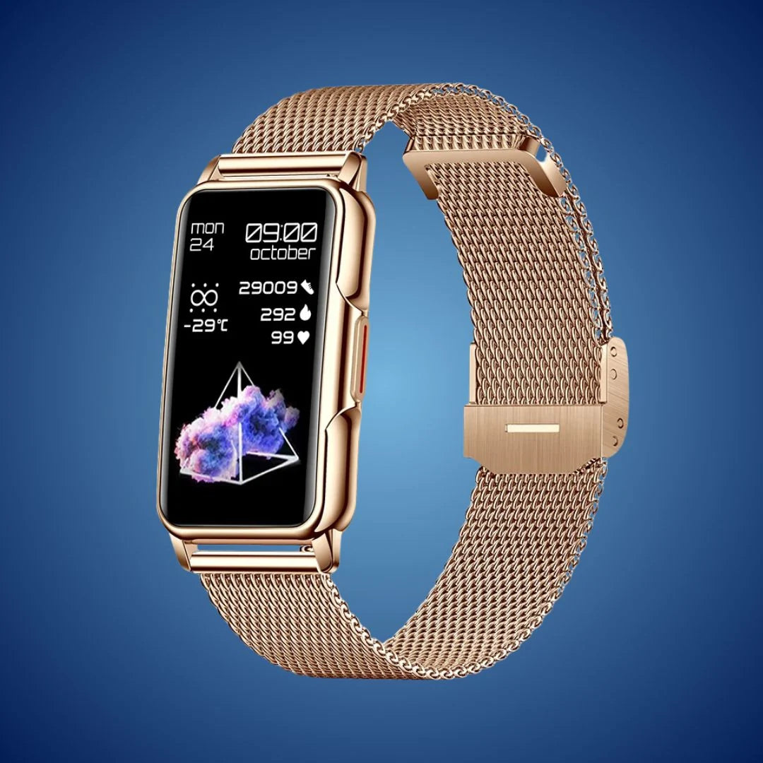 Smartwatch Continuous Health Tracking Long Battery Life Interchangeable Straps