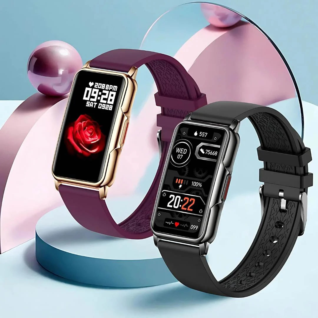 Smartwatch Continuous Health Tracking Long Battery Life Interchangeable Straps