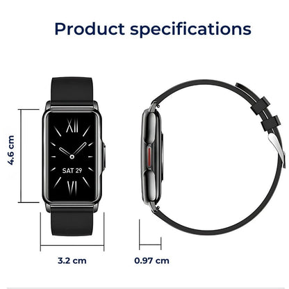 Smartwatch Continuous Health Tracking Long Battery Life Interchangeable Straps