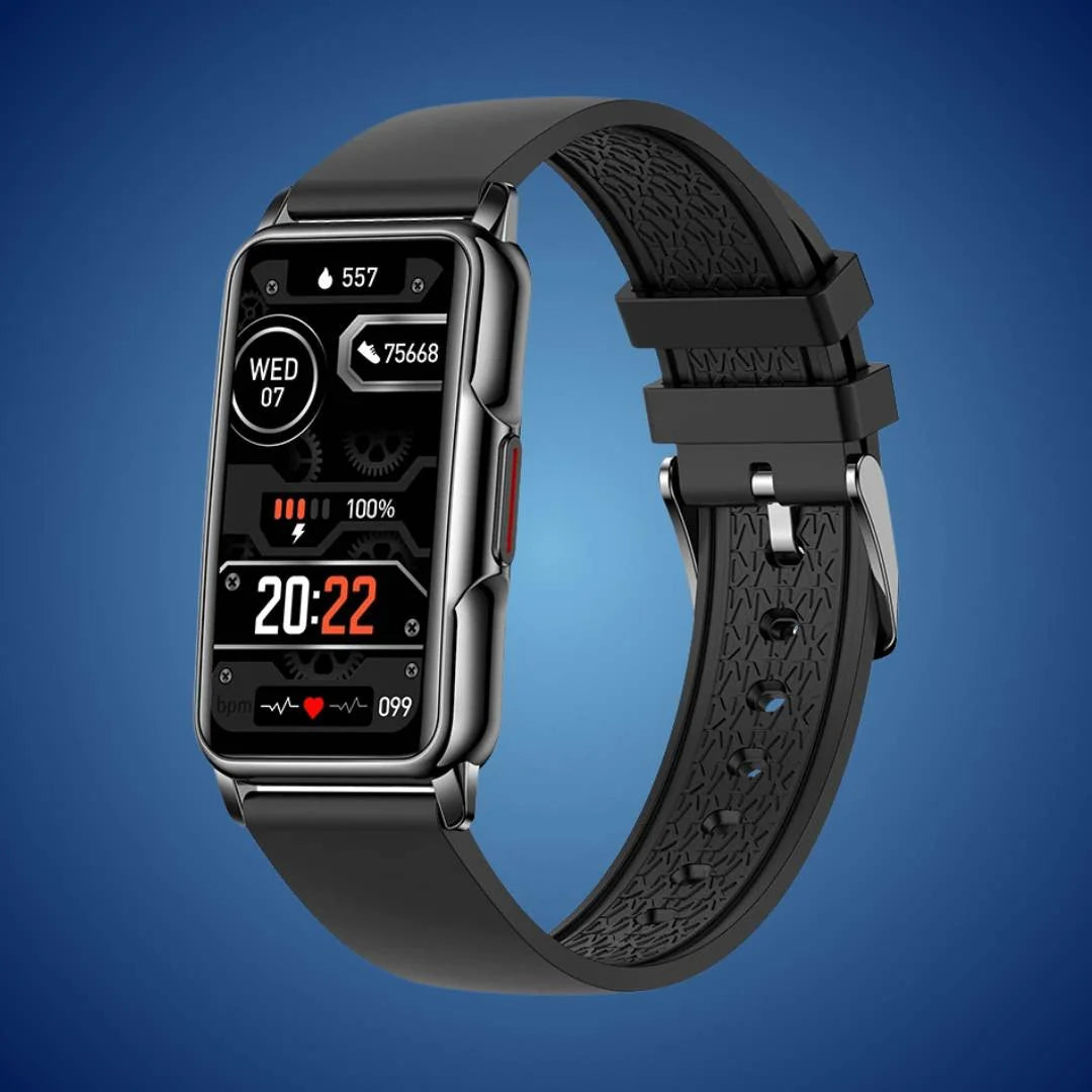 Smartwatch Continuous Health Tracking Long Battery Life Interchangeable Straps