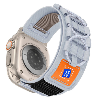 Smartwatch Strap Military-Grade Nylon Stainless Steel Connectors Adjustable Fit