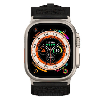 Smartwatch Strap Military-Grade Nylon Stainless Steel Connectors Adjustable Fit