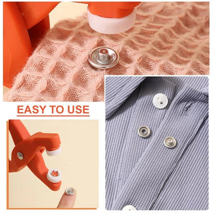 Snap Fastener Set Rustproof Stainless Steel Tool-Free Pliers