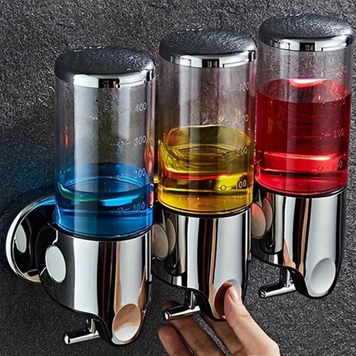 Soap Dispenser Wall-Mounted Stainless Steel 500ml