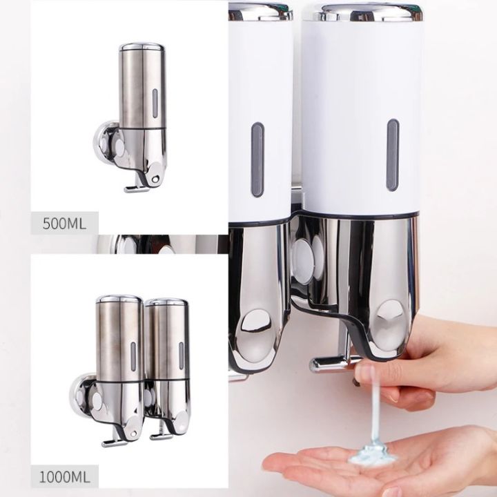 Soap Dispenser Wall-Mounted Stainless Steel 500ml