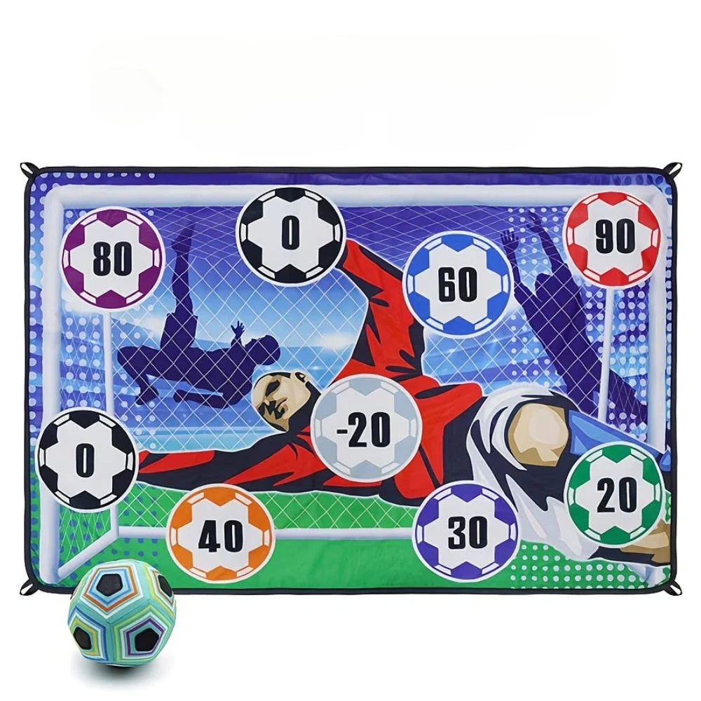 Soccer Target Wall Sticky Balls Scoring Zones