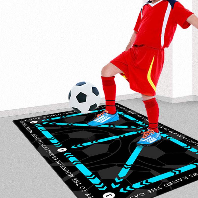 Soccer Training Mat Non-Slip Neoprene Numbered Dribbling Guide