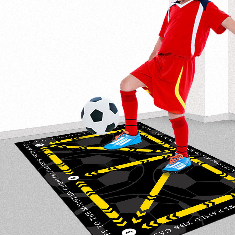 Soccer Training Mat Non-Slip Neoprene Numbered Dribbling Guide