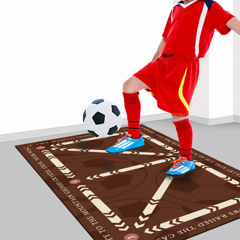 Soccer Training Mat Non-Slip Neoprene Numbered Dribbling Guide